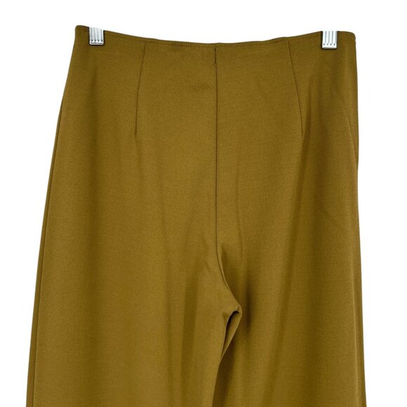 Missoni Wide-Leg Pants Pull-On Yellow Size 44 IT Size 8 - Picture 5 of 12